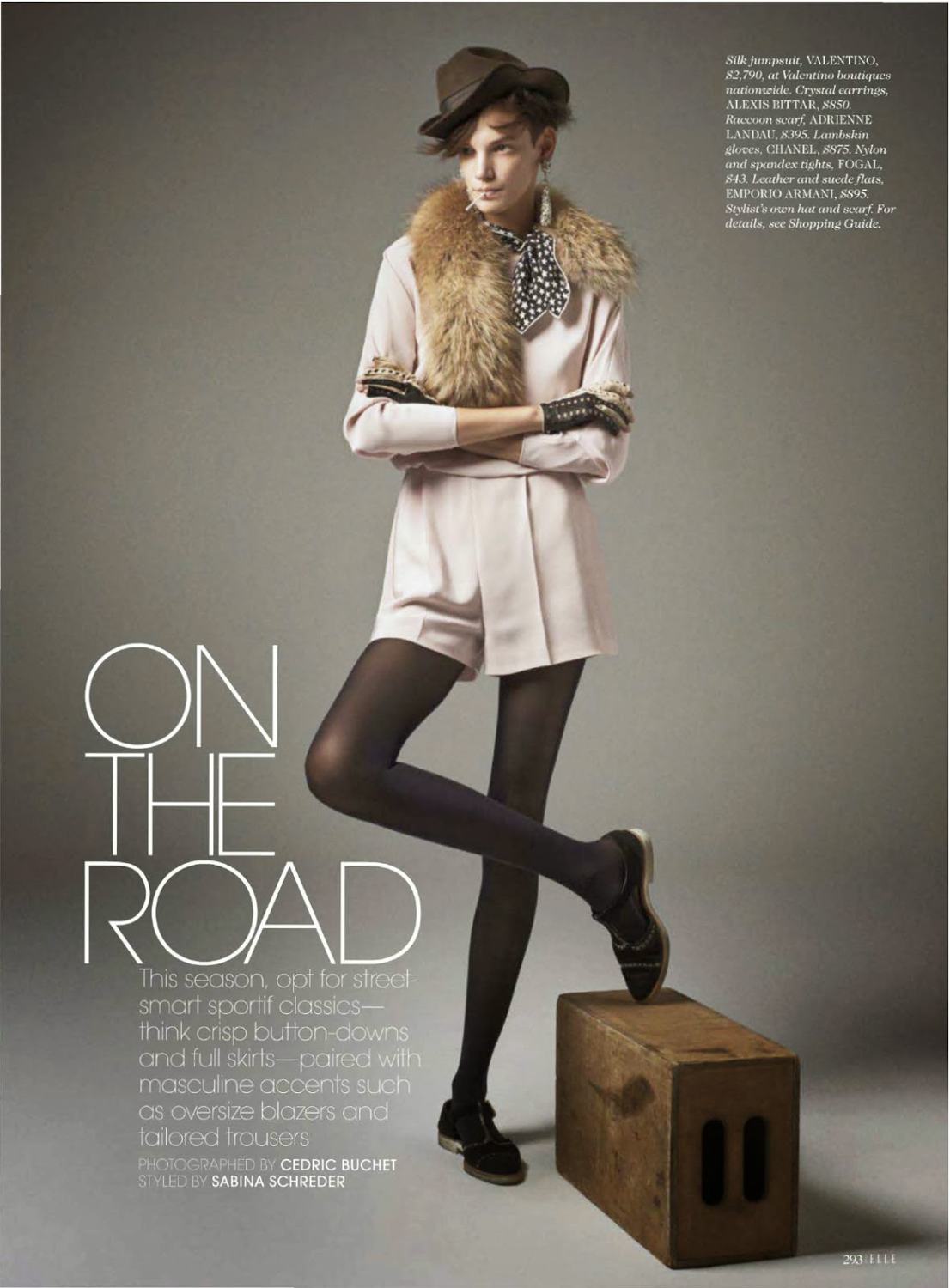 ELLE US, On The Road, December 2013