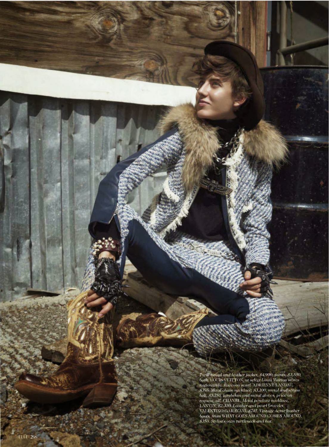 ELLE US editorial spread
