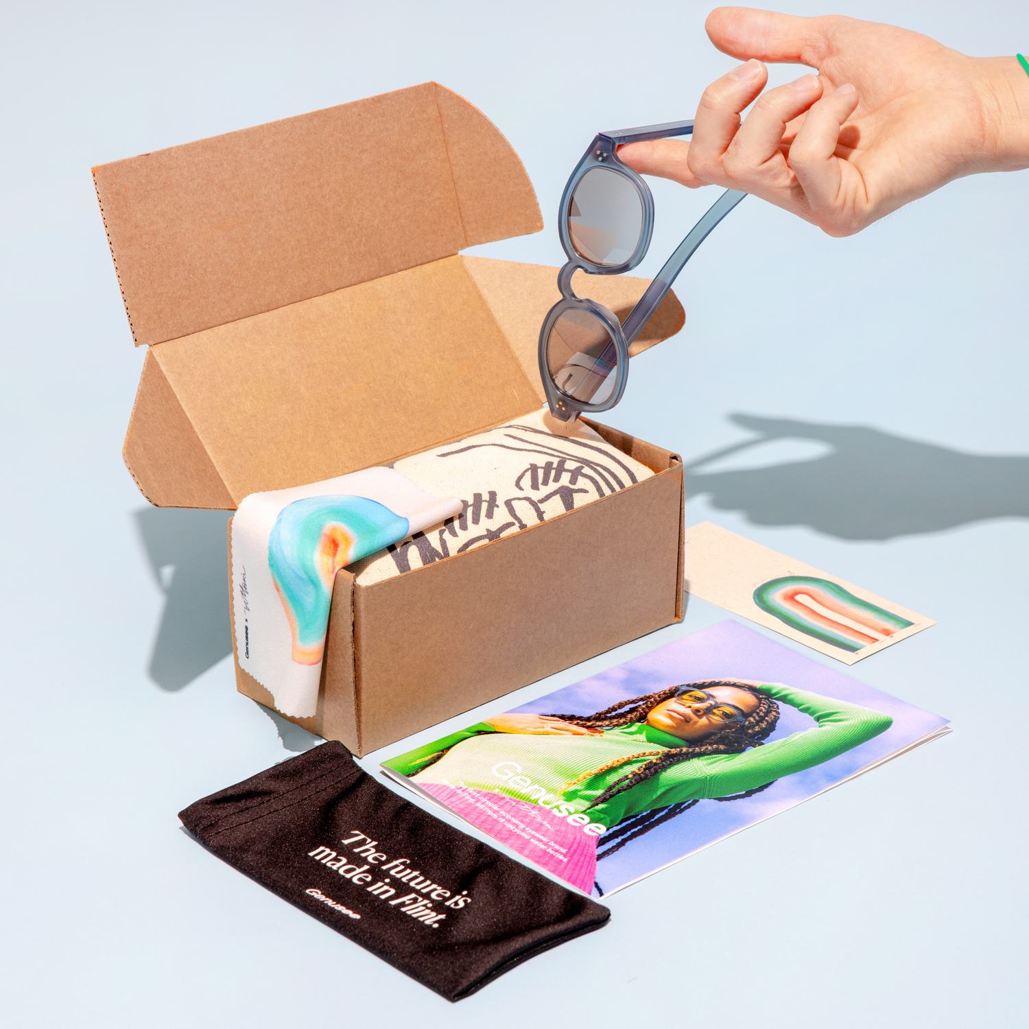 Genusee and Amber Vittoria packaging and product